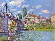 Bridge at Villeneuve-la-Garenne Alfred Sisley